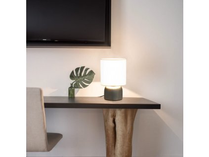 vidaXL Stolní lampy 2 ks dotykové tlačítko bílé E14