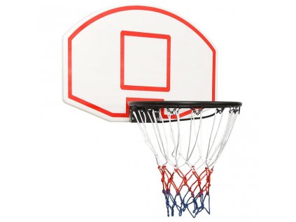 Basketbalový koš bílý 71x45x2 cm polyethylen