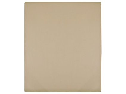 Jersey prostěradlo taupe 90 x 200 cm bavlna