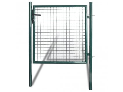 Jednokřídlá plotová branka 100 x 100 cm práškově lakovaná ocel