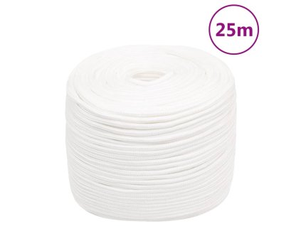 Lodní lano celobílé 6 mm 25 m polypropylen