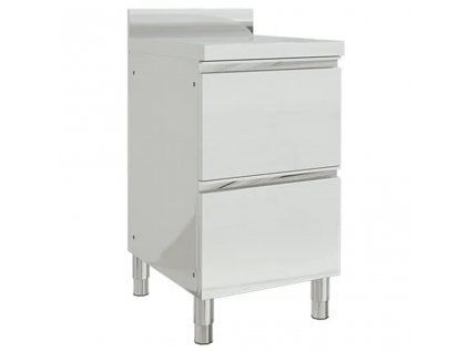 Profesionální kuchyňská linka se 2 zásuvkami 50x60x96 cm