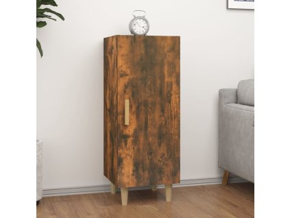 Příborník kouřový dub 34,5 x 34 x 90 cm kompozitní dřevo