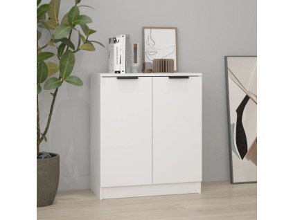 Příborník bílý 60 x 30 x 70 cm kompozitní dřevo