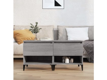 Odkládací stolky 2 ks šedé sonoma 50x46x50 cm kompozitní dřevo