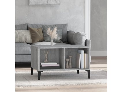 Konferenční stolek šedý sonoma 60x50x36,5 cm kompozitní dřevo
