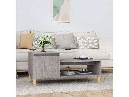 Konferenční stolek šedý sonoma 100x50x45 cm kompozitní dřevo