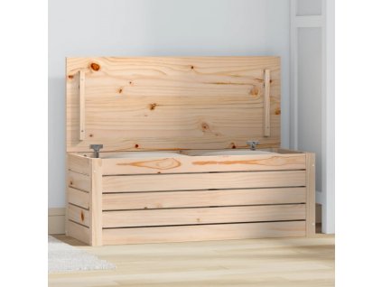 Úložný box 59,5x36,5x33 cm masivní borové dřevo