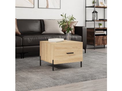 Konferenční stolek dub sonoma 50 x 50 x 40 cm kompozitní dřevo