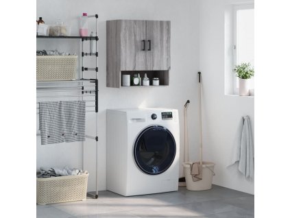 Nástěnná skříňka šedá sonoma 60 x 31 x 70 cm kompozitní dřevo