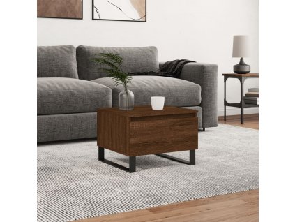 Konferenční stolek hnědý dub 50 x 46 x 35 cm kompozitní dřevo