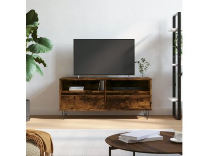 TV skříňka kouřový dub 100 x 34,5 x 44,5 cm kompozitní dřevo