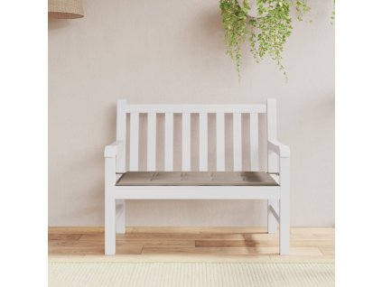 Poduška na zahradní lavici taupe 100x50x4 cm oxfordská látka