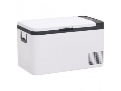 Chladicí box s rukojetí černý a bílý 18 l PP a PE