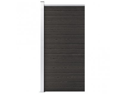 Plotový dílec WPC 95 x 186 cm šedý