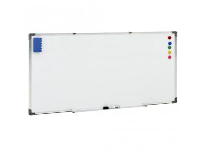 Magnetická tabule bílá 110 x 60 cm ocel 150737