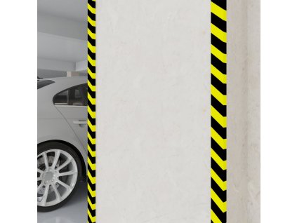 Chrániče rohů 2 ks žlutočerné 6 x 2 x 101,5 cm PU