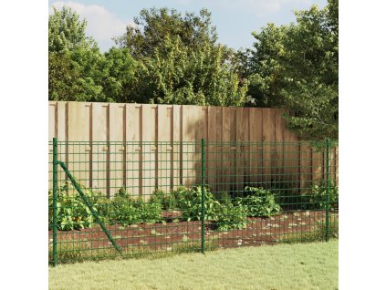 Drátěný plot s přírubami zelený 0,8 x 25 m