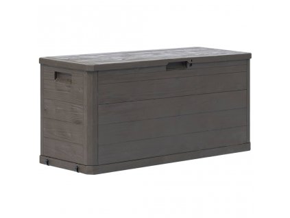 Zahradní úložný box 280 l hnědý
