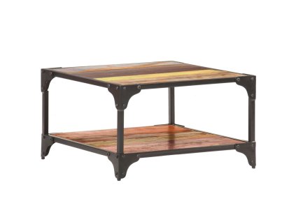 Konferenční stolek 60 x 60 x 35 cm masivní recyklované dřevo