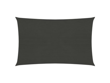 Plachta proti slunci 160 g/m² antracitová 2,5 x 4,5 m HDPE