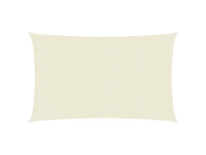 Plachta proti slunci 160 g/m² krémová 2,5 x 4,5 m HDPE