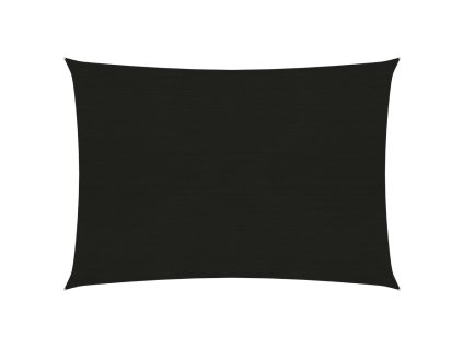 Stínící plachta 160 g/m² černá 2,5 x 4 m HDPE