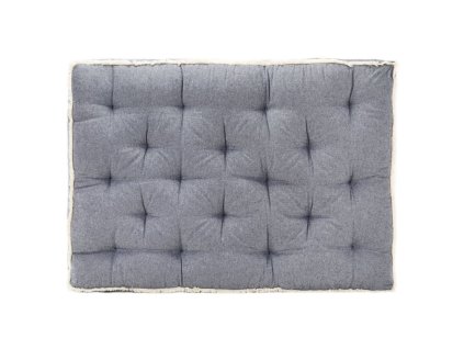 Poduška na pohovku z palet modrá 120 x 80 x 10 cm