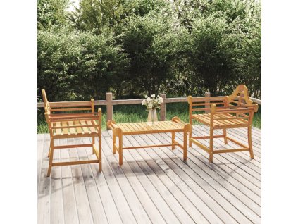 Zahradní židle 2 ks 91 x 62 x 94 cm masivní teakové dřevo