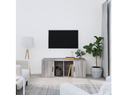 TV skříňka šedá sonoma 100 x 35 x 40 cm kompozitní dřevo