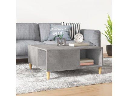 Konferenční stolek betonově šedý 80x80x36,5 cm kompozitní dřevo