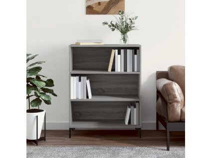 Knihovna šedá sonoma 69,5 x 32,5 x 90 cm kompozitní dřevo