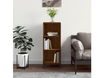 Příborník hnědý dub 34,5 x 32,5 x 90 cm kompozitní dřevo