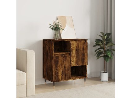 Příborník kouřový dub 60 x 35 x 70 cm kompozitní dřevo