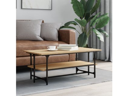 Konferenční stolek dub sonoma 100x50x40 cm kompozitní dřevo