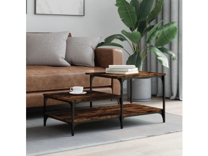 Konferenční stolek kouřový dub 100x50,5x45 cm kompozitní dřevo