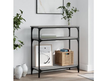 Konzolový stolek šedý sonoma 75 x 29 x 75 cm kompozitní dřevo