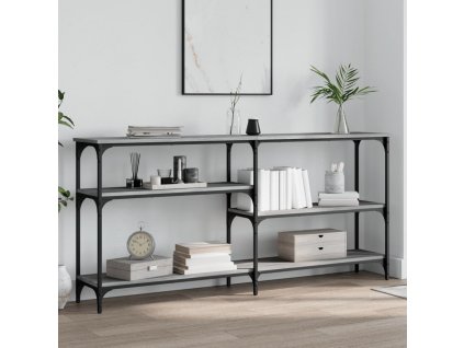 Konzolový stolek šedý sonoma 160 x 29 x 75 cm kompozitní dřevo