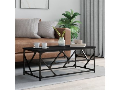 Konferenční stolek černý 100x50x40 cm kompozitní dřevo