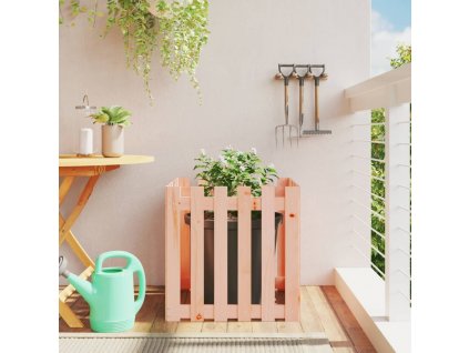 Zahradní truhlík plotový design 60x60x60 cm masivní douglaska