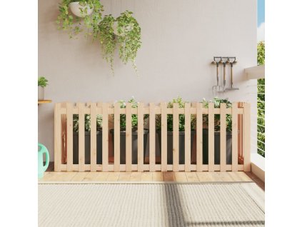 Vyvýšený záhon plotový design 200 x 50 x 70 cm masivní borovice