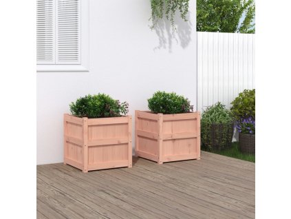 Zahradní truhlíky 2 ks masivní dřevo douglasky