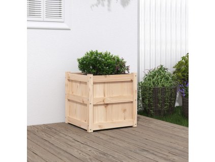 Zahradní truhlík 50 x 50 x 50 cm masivní borovice
