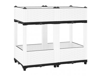 Vyvýšený záhon 80 x 40 x 71 cm polypropylen