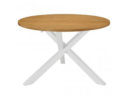 Jídelní stůl bílý 120 x 75 cm MDF