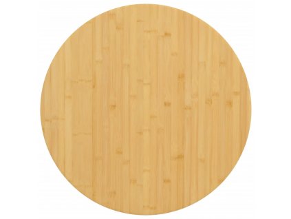 Stolní deska Ø 60 x 2,5 cm bambus