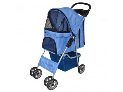 Vozík pro psa modrý 170056