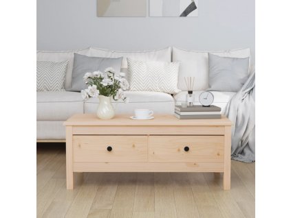 Konferenční stolek 100 x 50 x 40 cm masivní borové dřevo