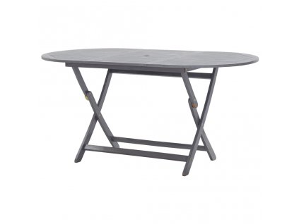 Skládací zahradn ístůl 160 x 85 x 75 cm masivní akáciové dřevo