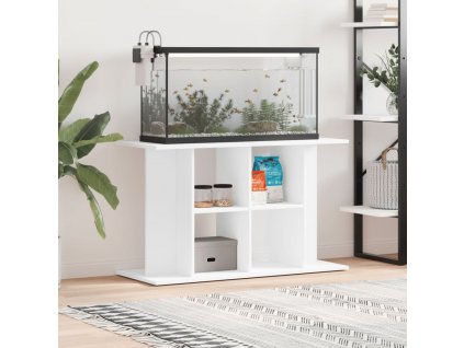 Stojan na akvárium bílý 100 x 40 x 60 cm kompozitní dřevo